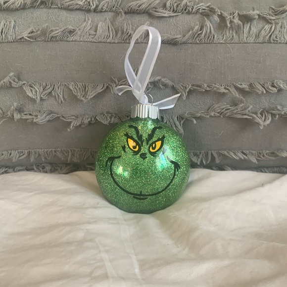 Handmade 3 in Grinch glitter tree ornaments,  $7 each or 3 for $15 - Picture 1 of 1